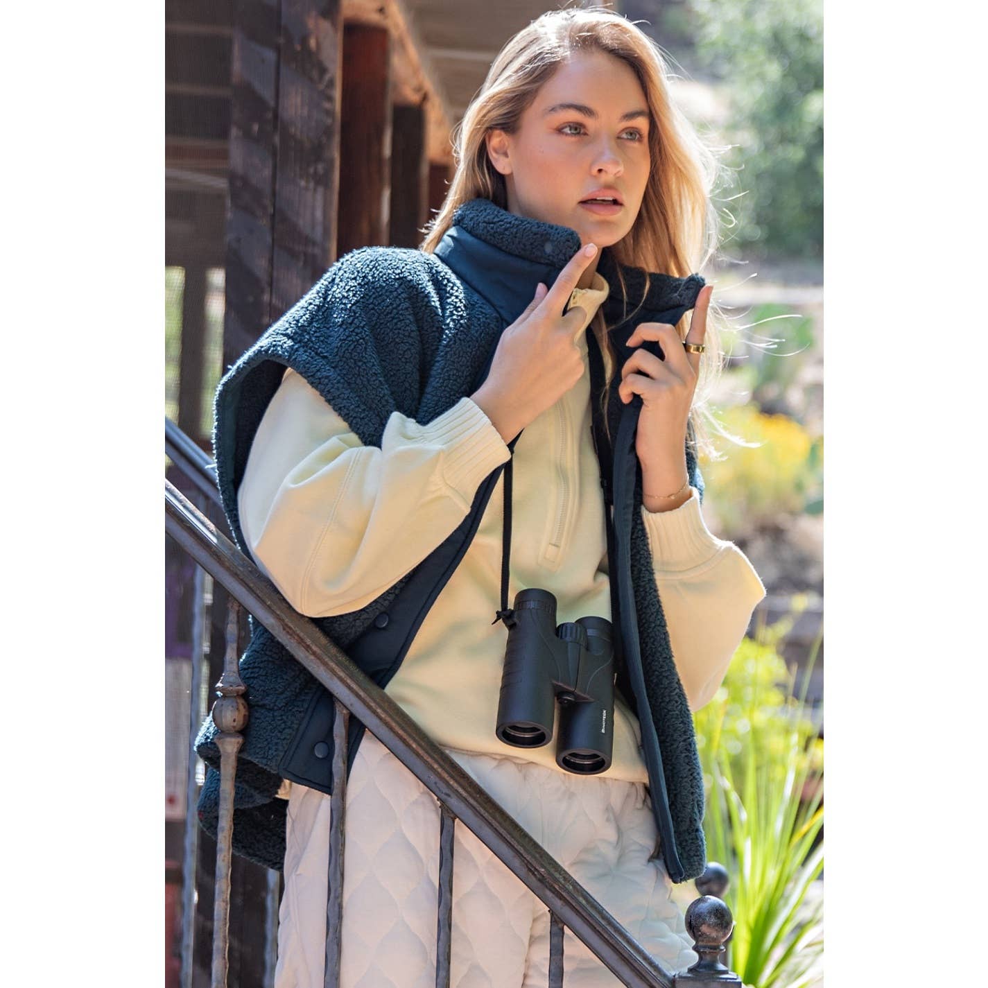 OVERSIZED MICRO SHERPA VEST