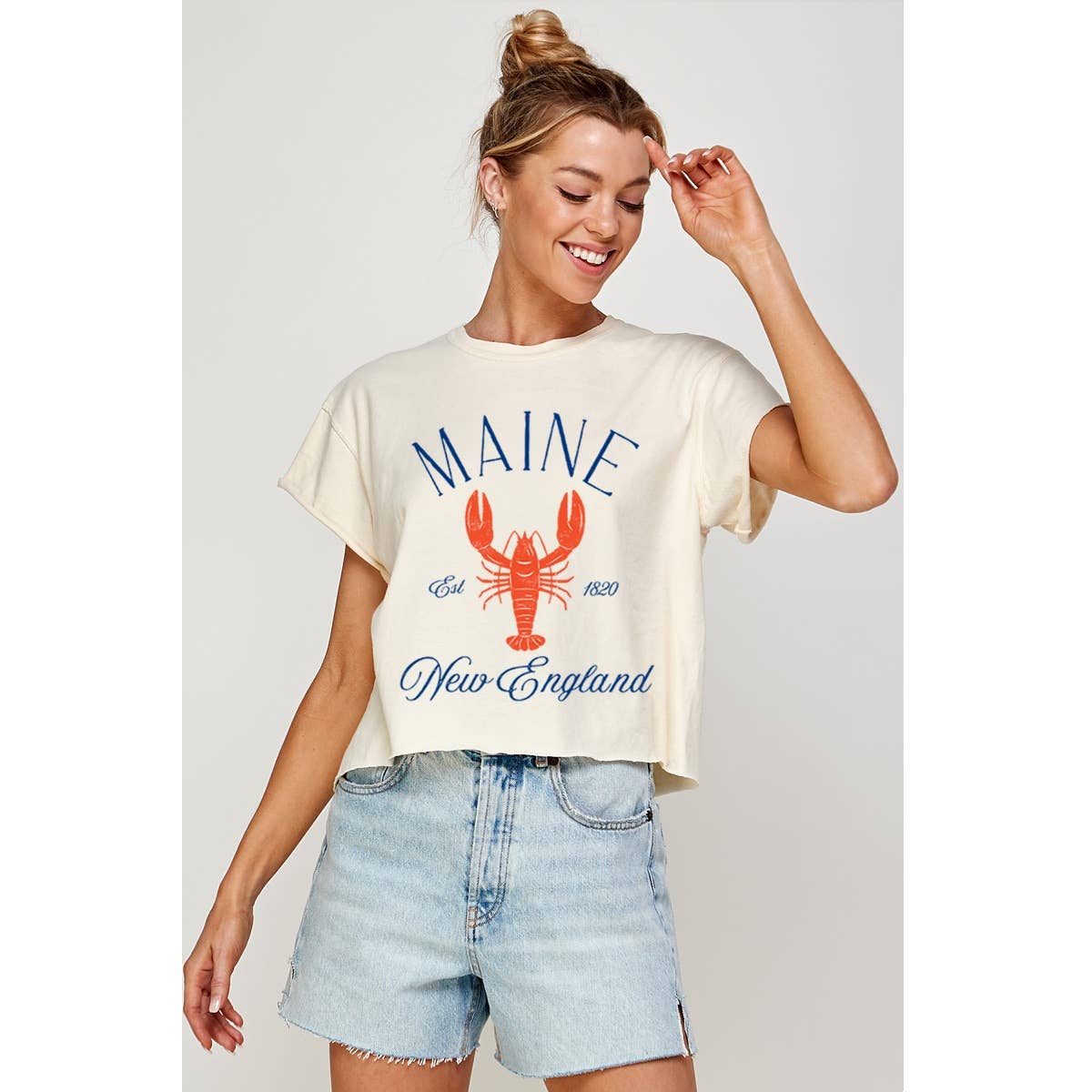 Maine Lobster Crop Top