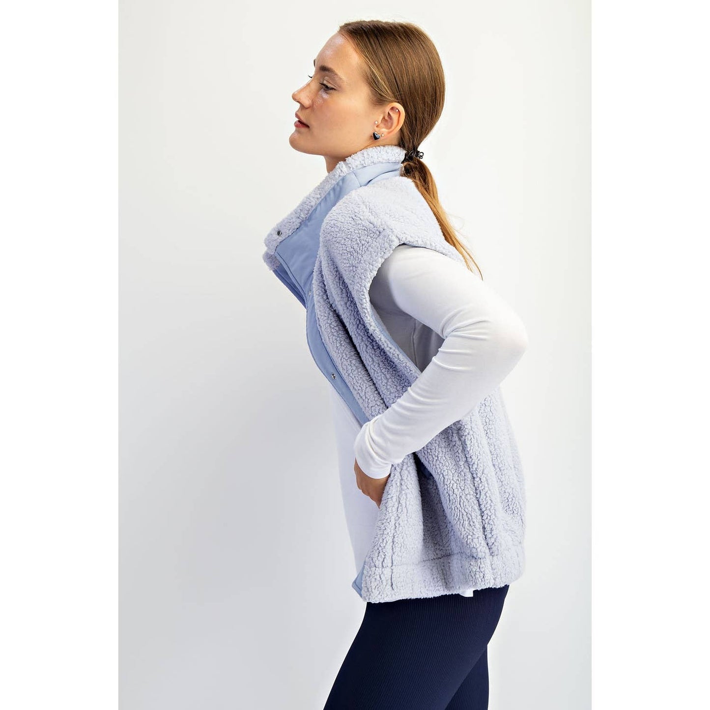 OVERSIZED MICRO SHERPA VEST