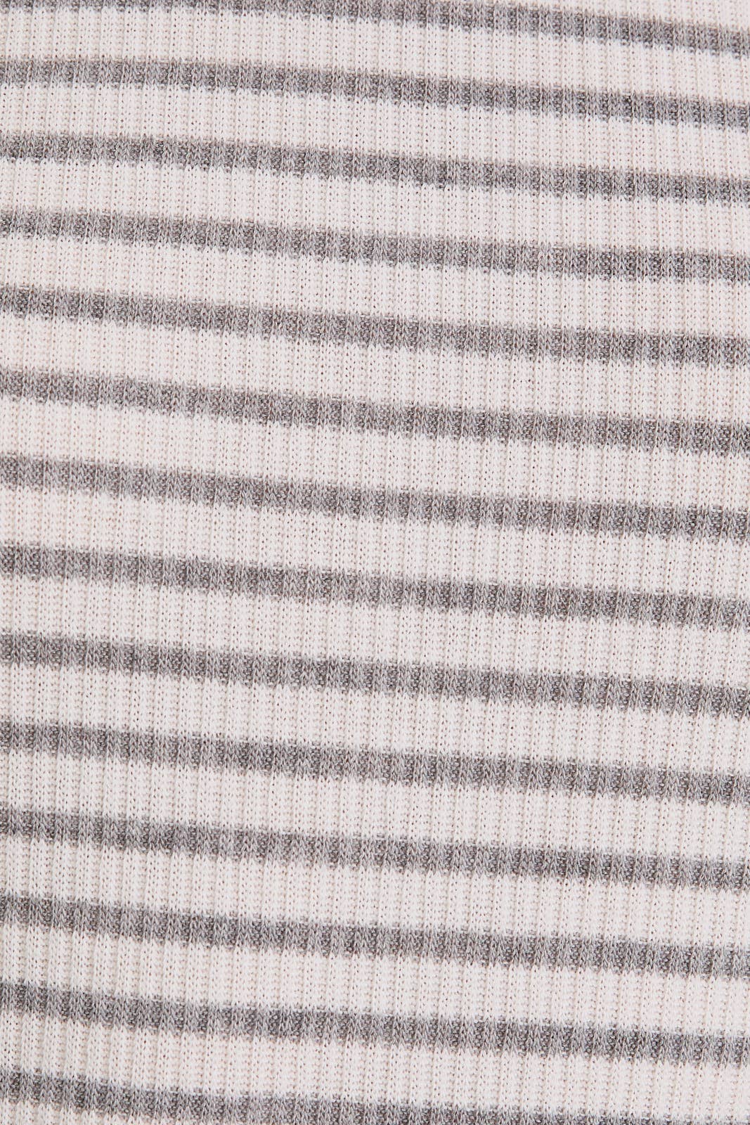 Round Neck Tie Detail stripe top