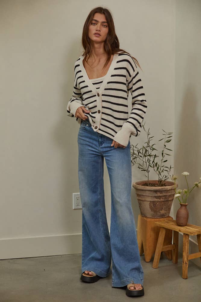 W1160 | STELLA STRIPE CARDIGAN