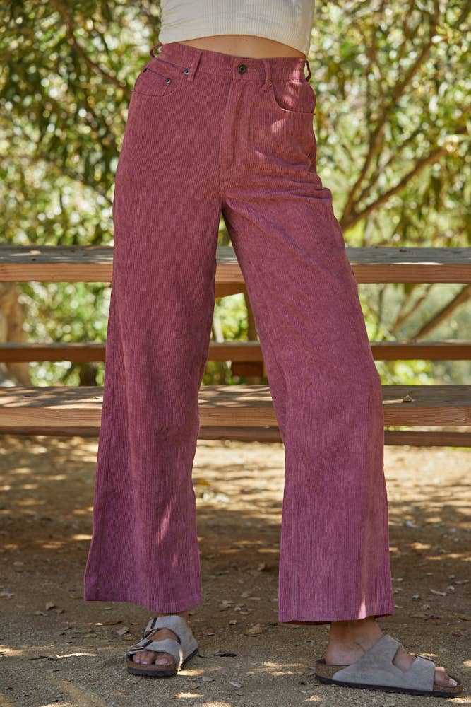 Woven Cord Pants