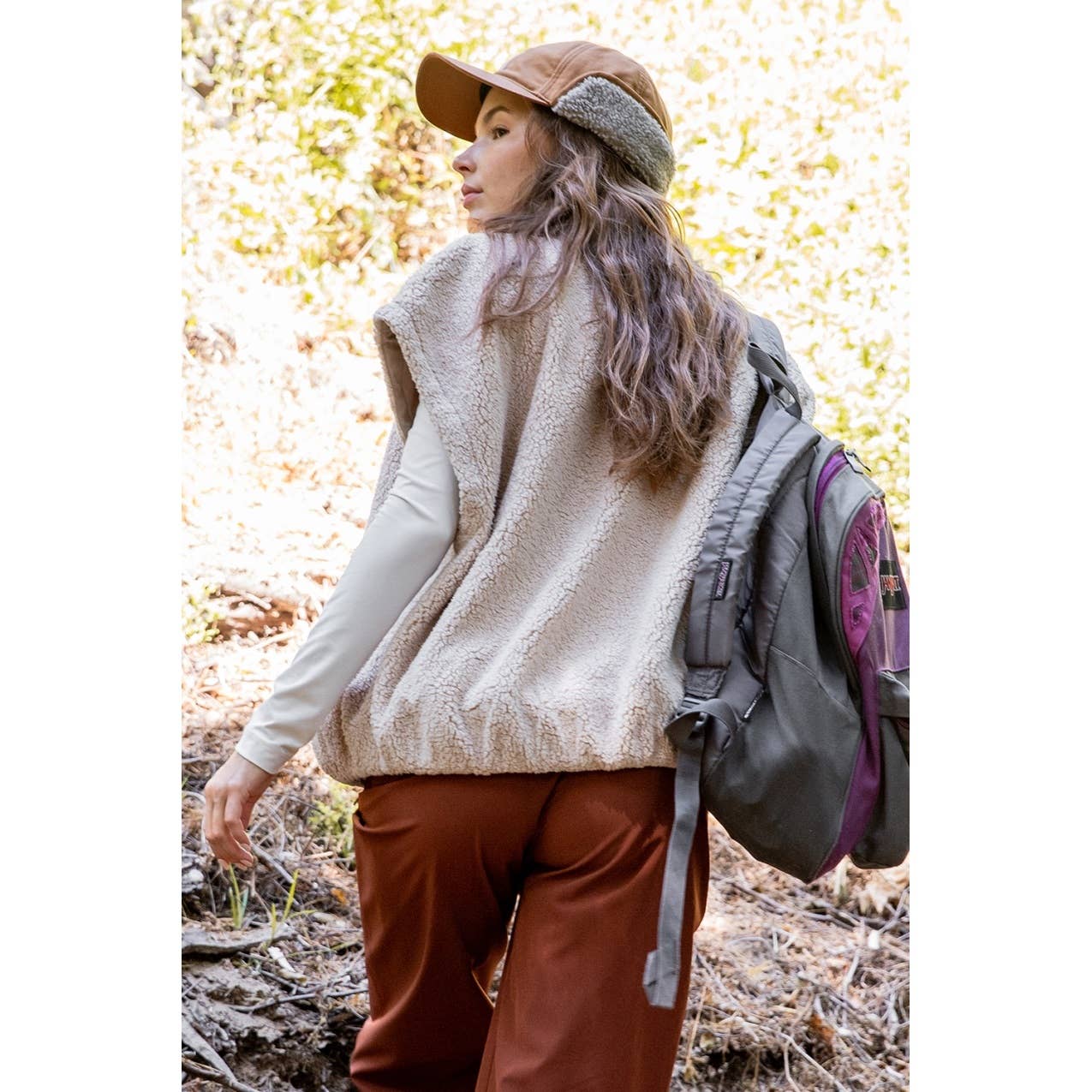 OVERSIZED MICRO SHERPA VEST