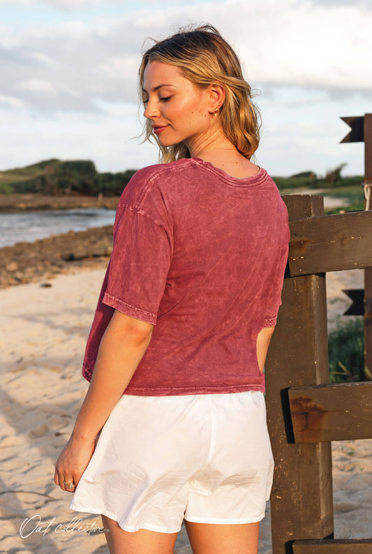 East Coast Cropped Tee