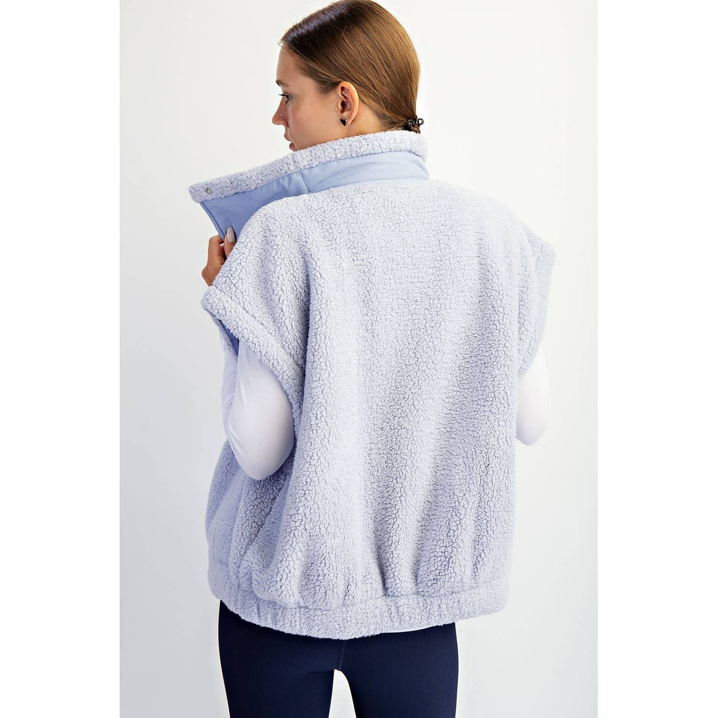 OVERSIZED MICRO SHERPA VEST