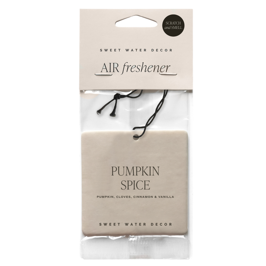 Pumpkin Spice Hanging Air Freshener - Fall Decor