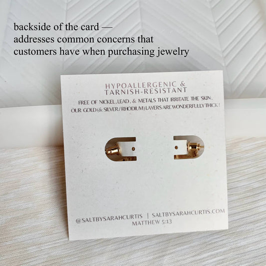 SQUARE HOOP EARRINGS