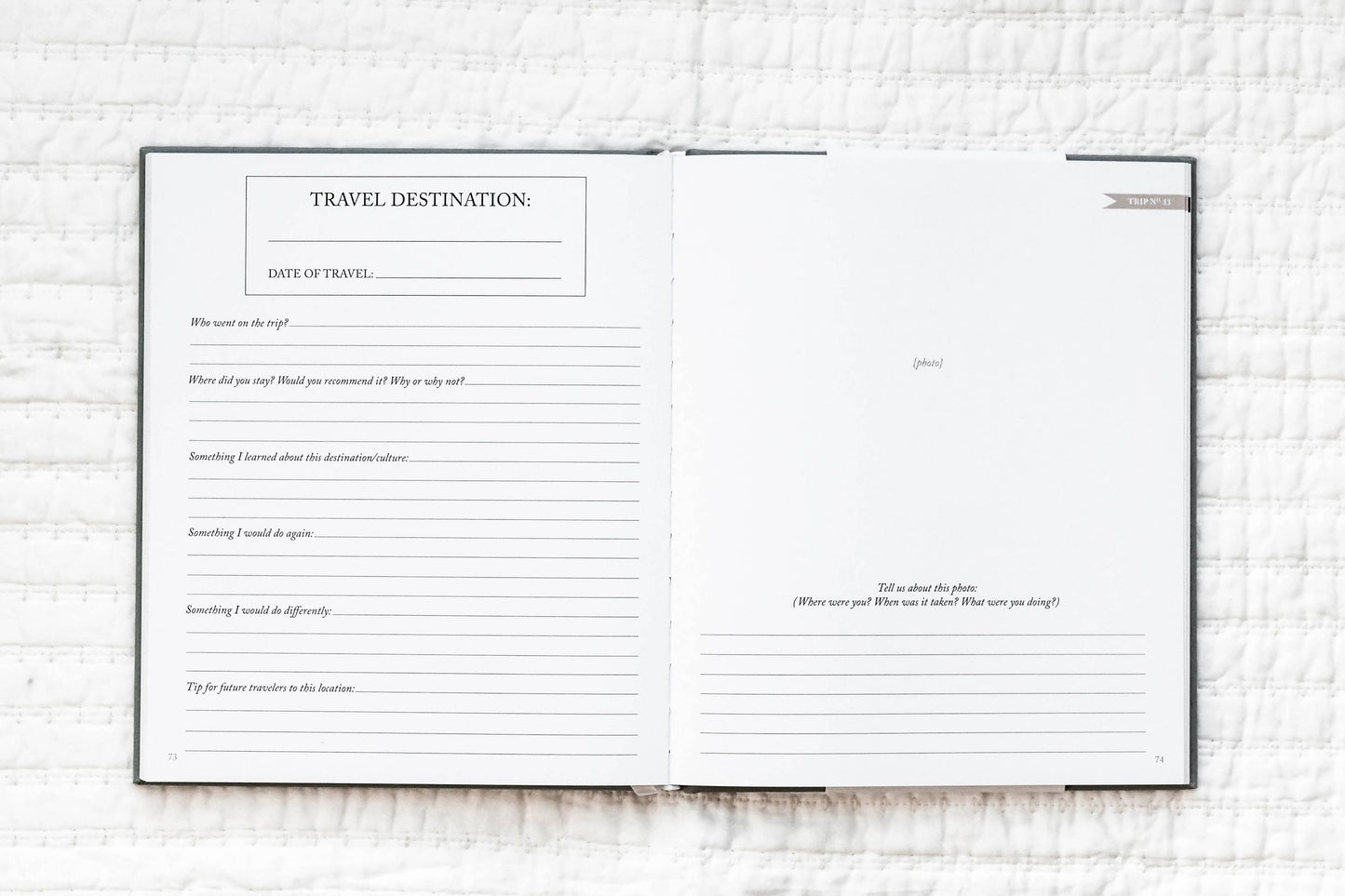 Travel Journal | Adventure Keepsake | Trip Adventure Book