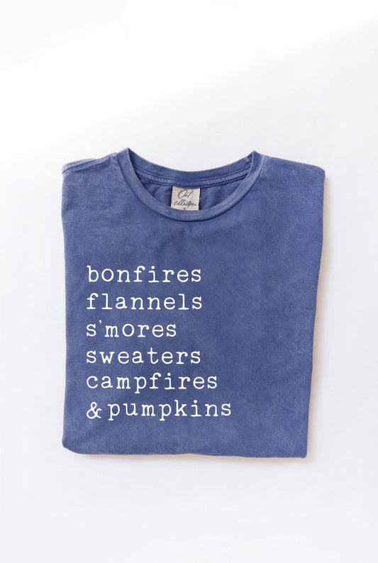BONFIRES FLANNELS Mineral Graphic Top