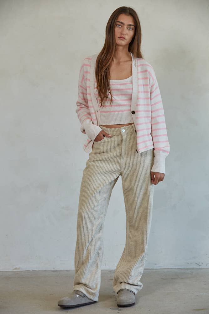 W1160 | STELLA STRIPE CARDIGAN