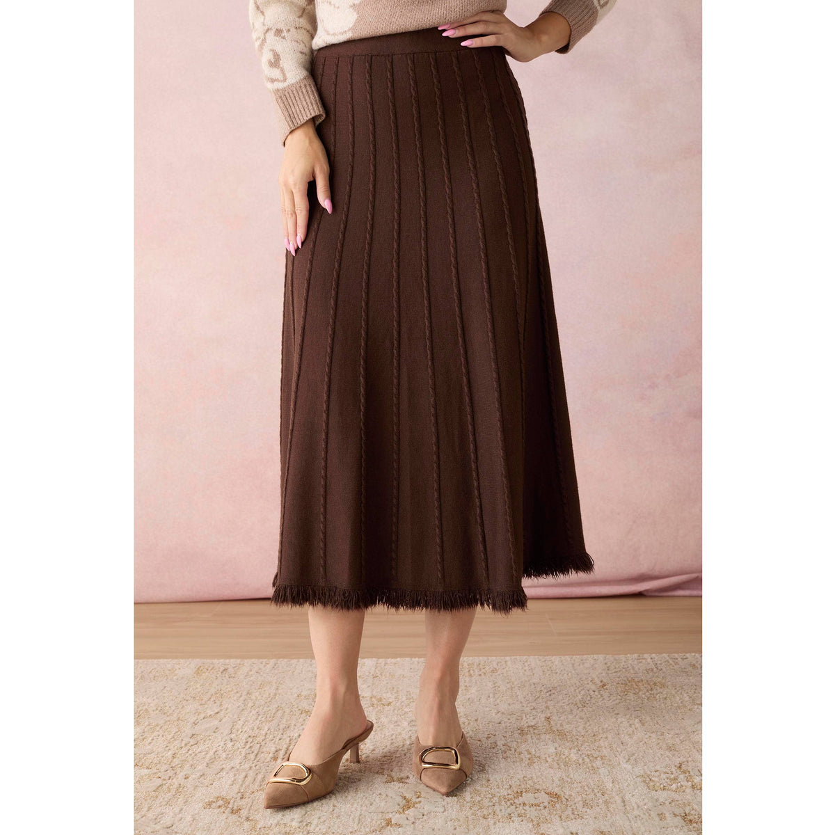 Cable Knit Skirt