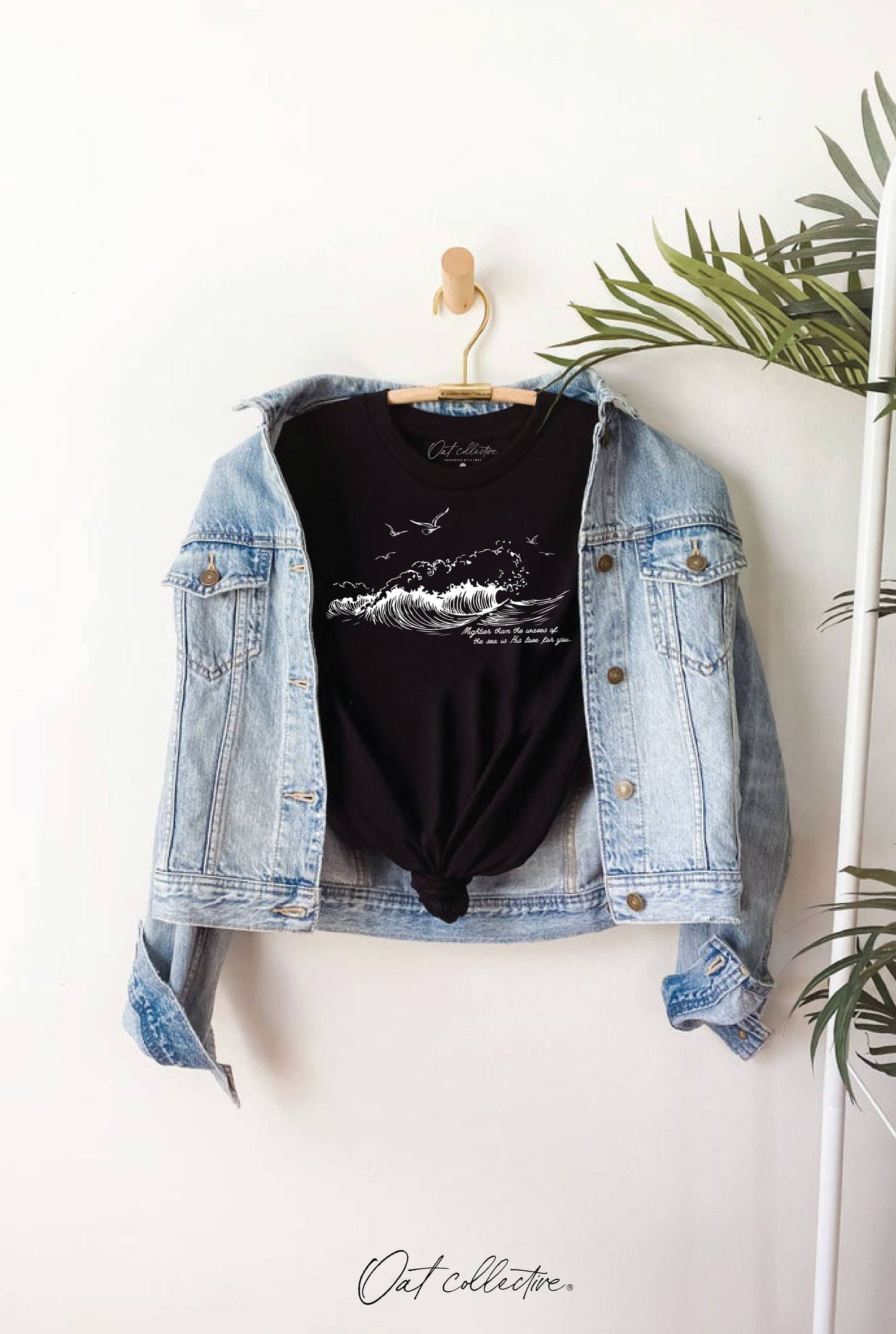MIGHTIER THAN THE WAVES Graphic T-shirt
