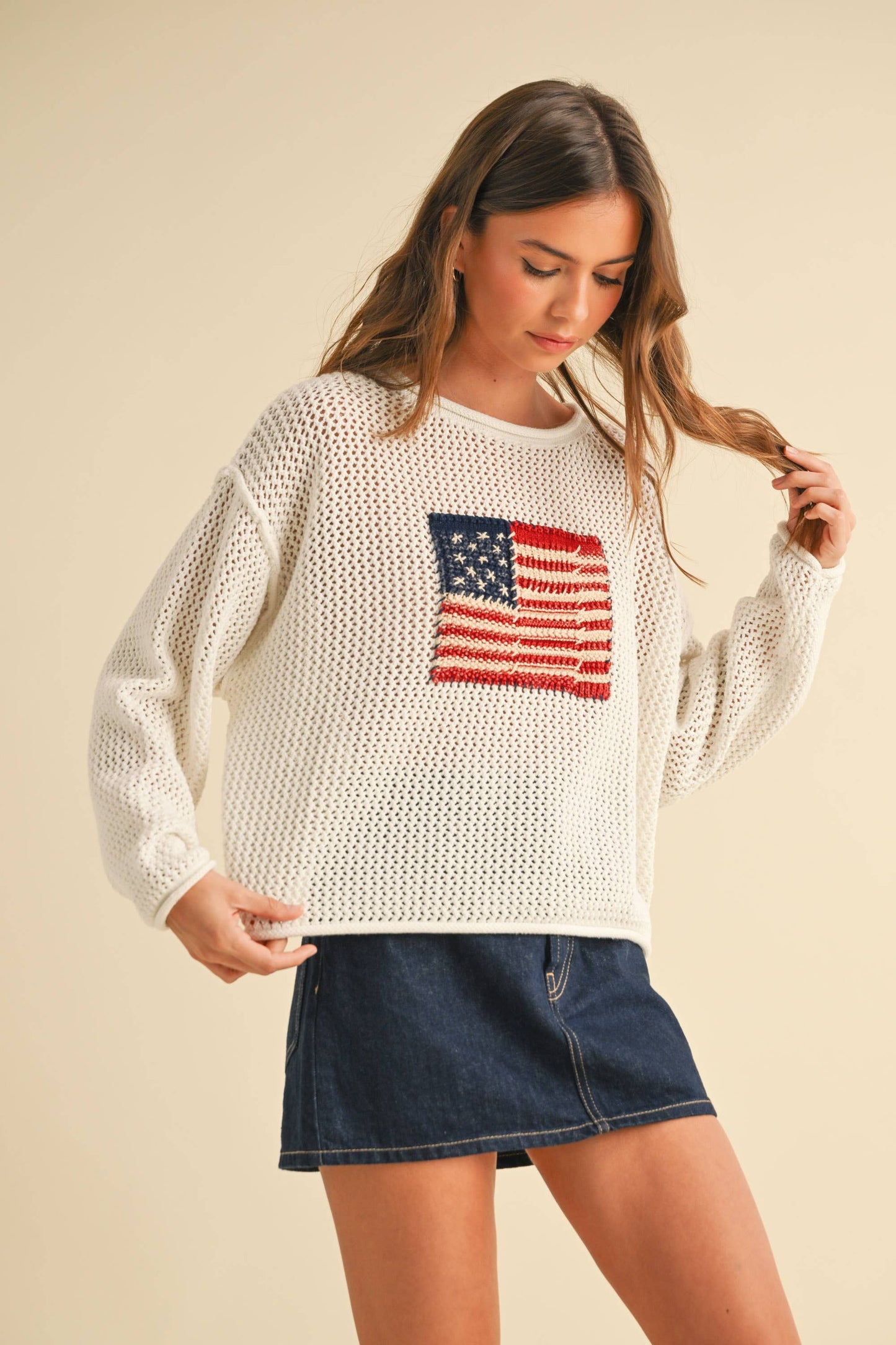 Flag Knitted Sweater
