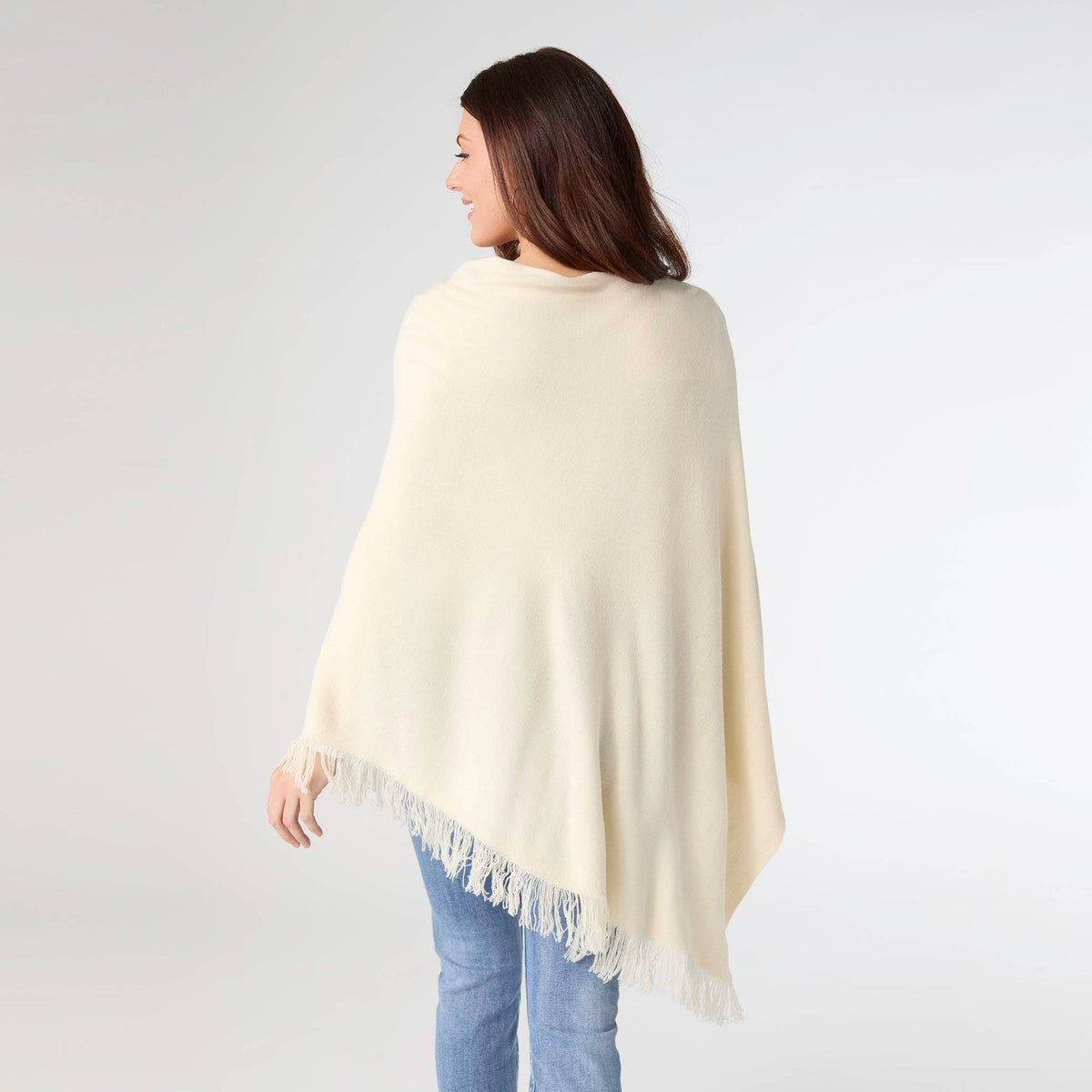 Poncho with Fringe