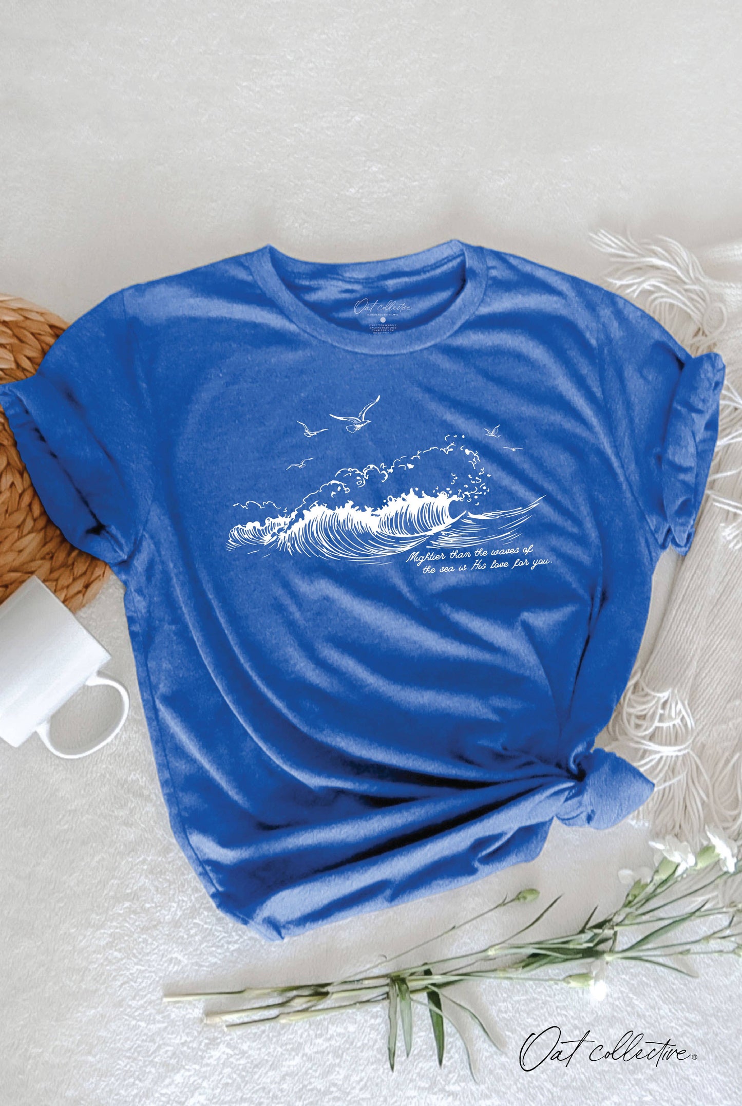 MIGHTIER THAN THE WAVES Graphic T-shirt