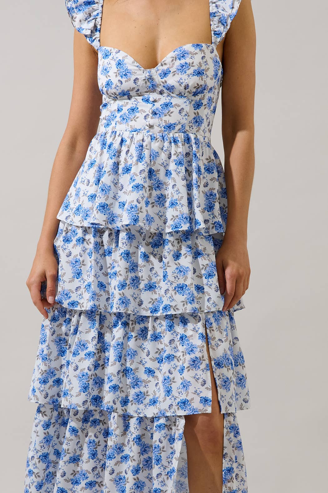 Covina Tiered Midi Dress