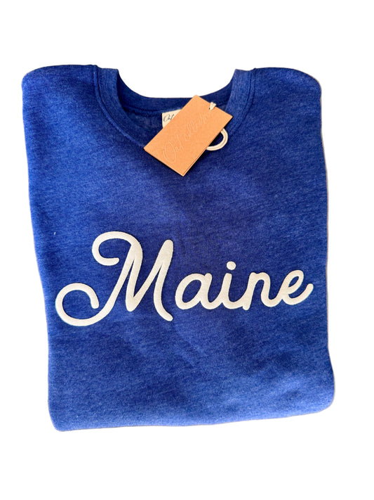 Custom Puff Maine Sweatshirt