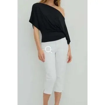 Off-The-Shoulder Batwing Sleeve