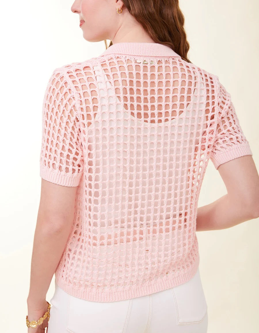 Solene Crochet Polo