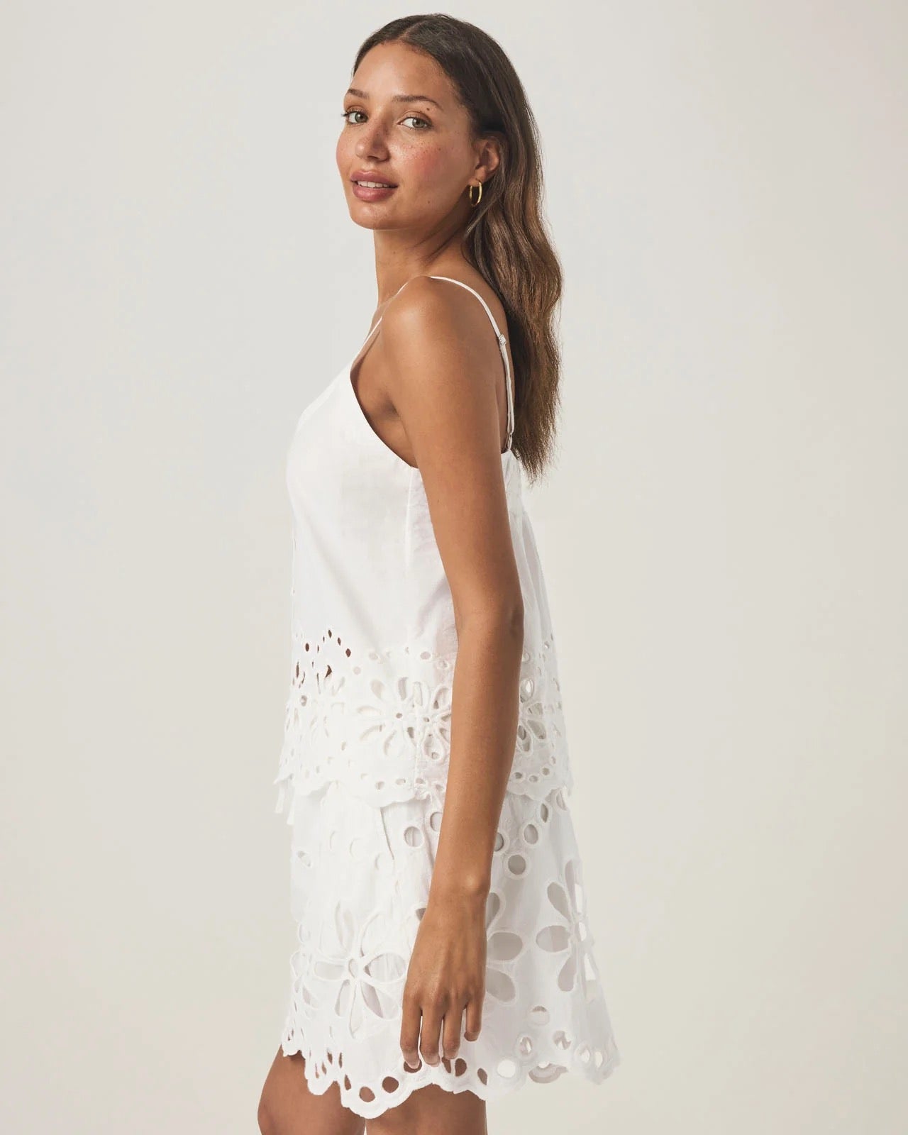 Emma Eyelet Tank