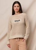 Mesh Long Sleeve Sweater