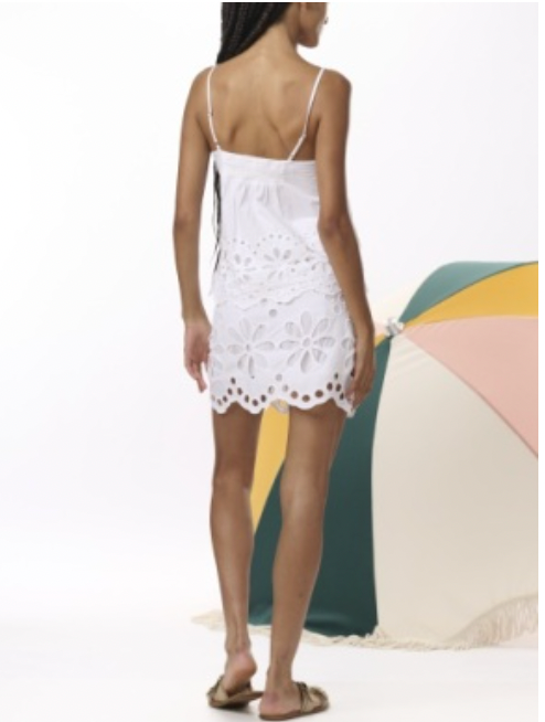 Emma Eyelet Mini Skirt