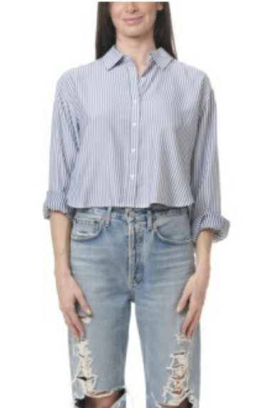 Nora Stripe Button Down