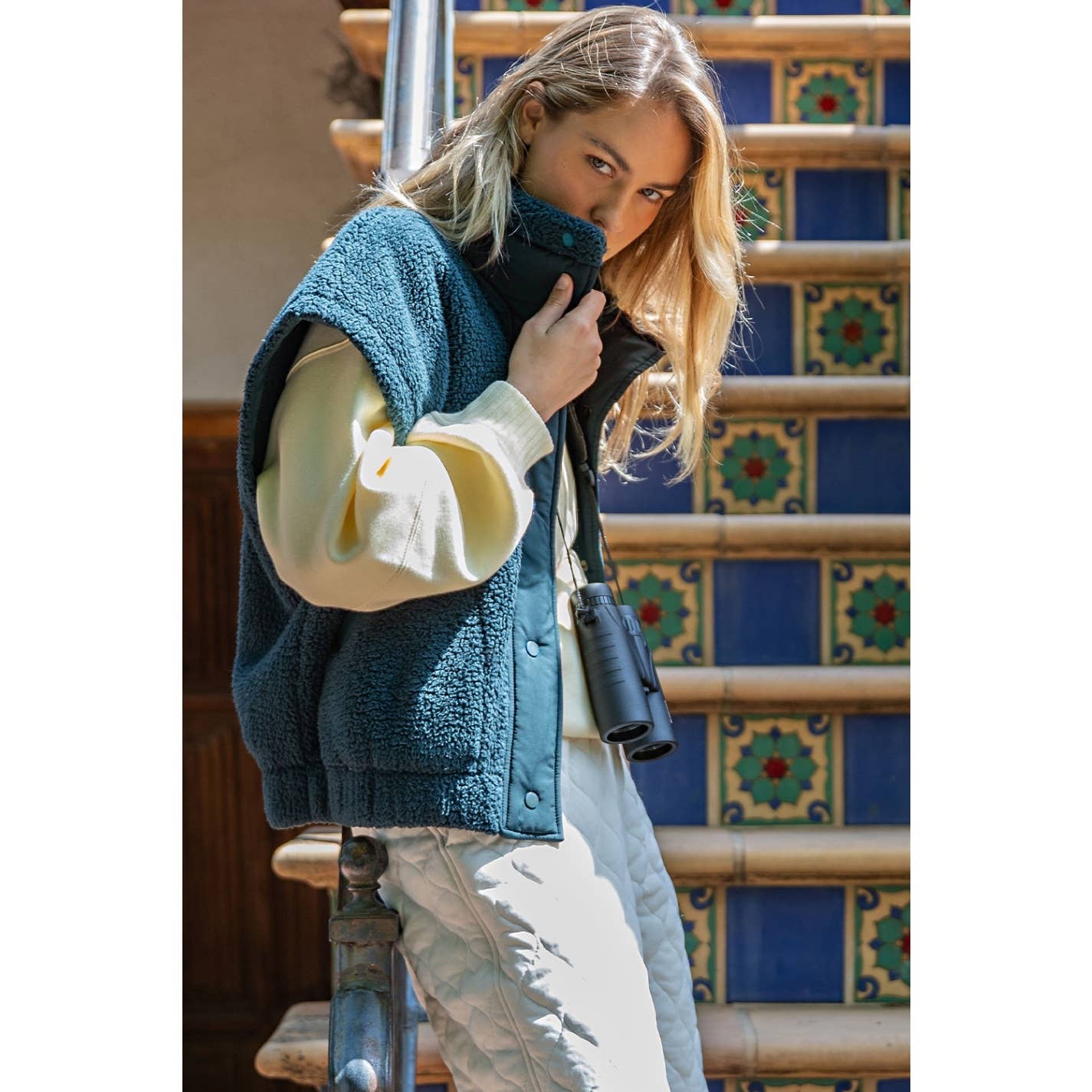 OVERSIZED MICRO SHERPA VEST