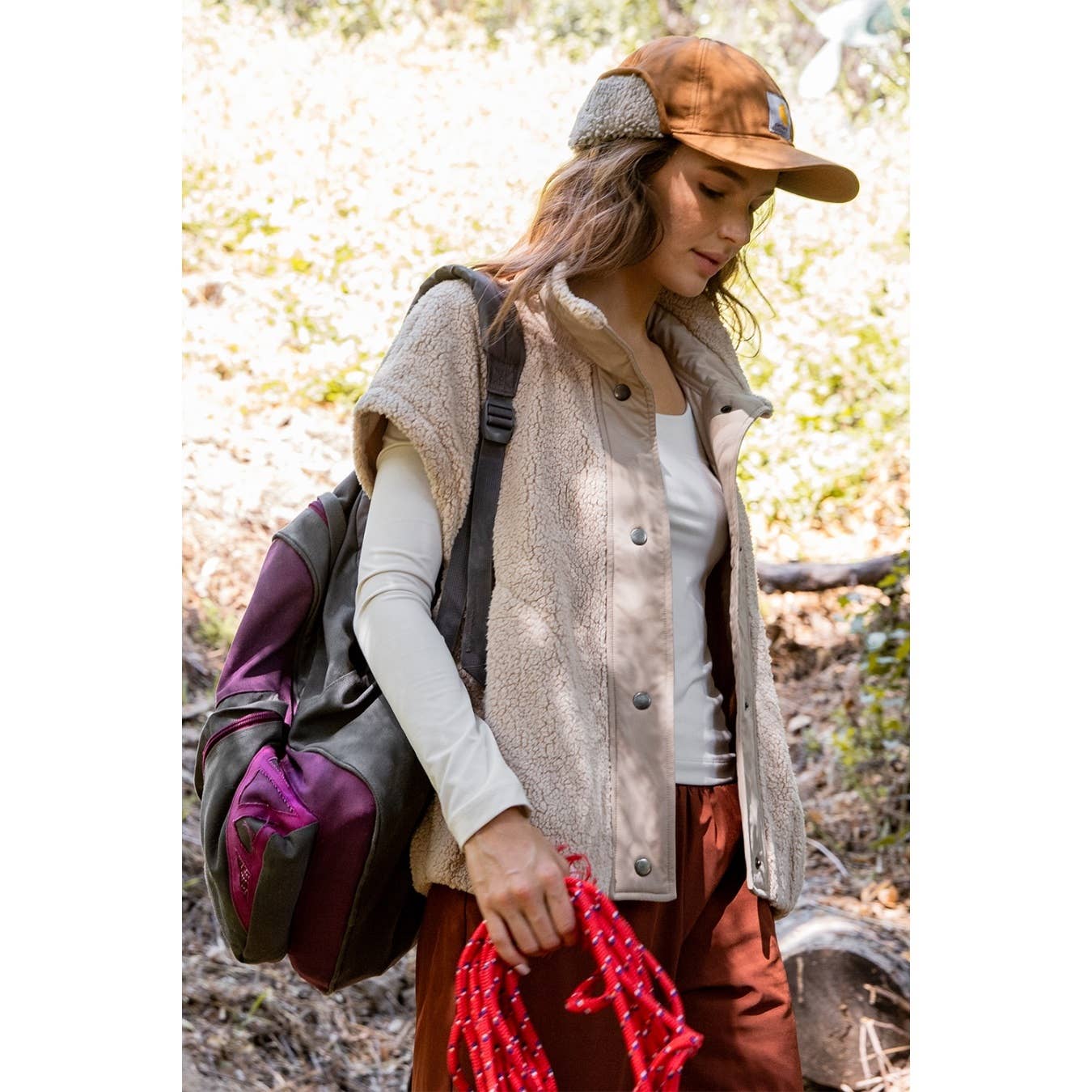 OVERSIZED MICRO SHERPA VEST