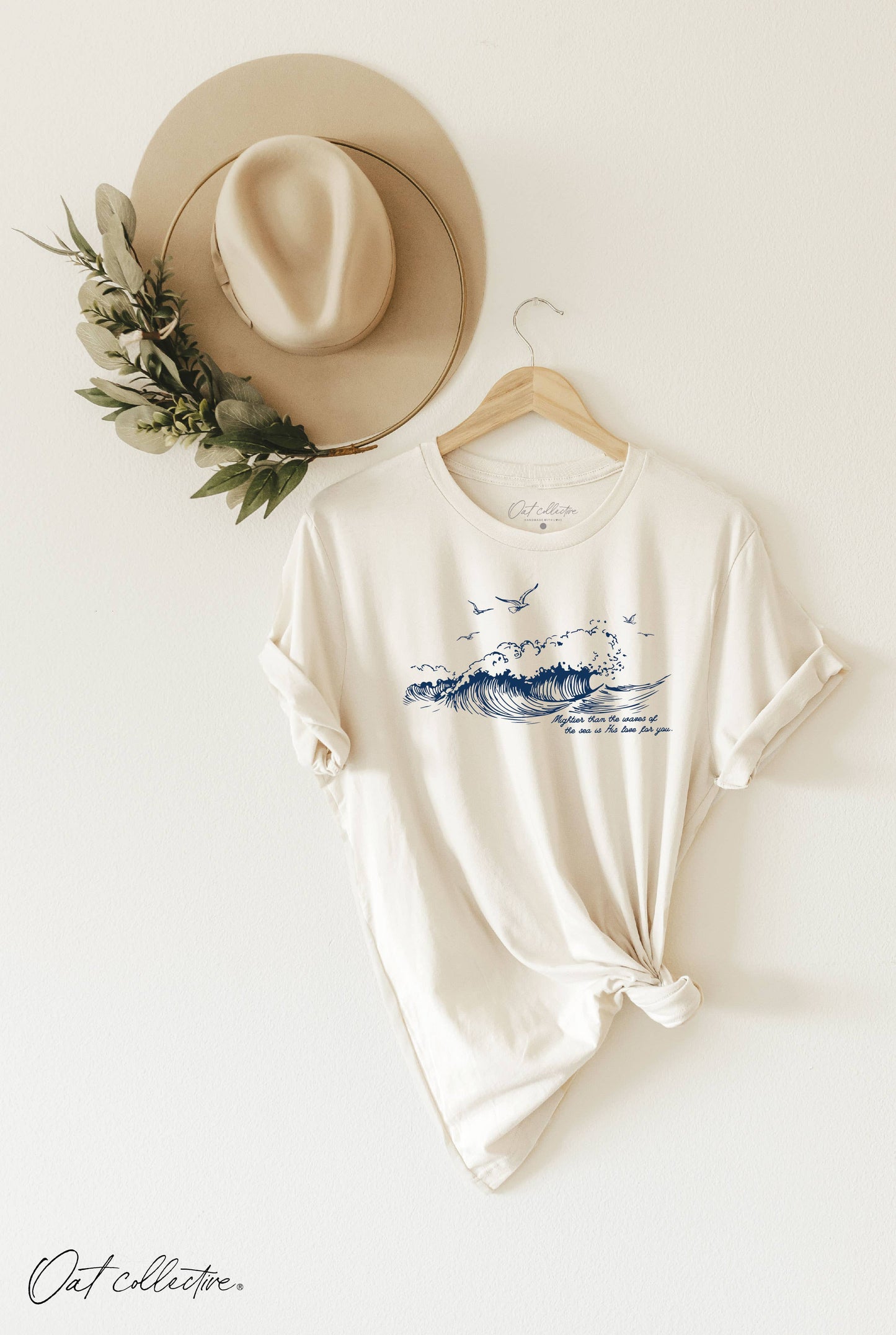 MIGHTIER THAN THE WAVES Graphic T-shirt