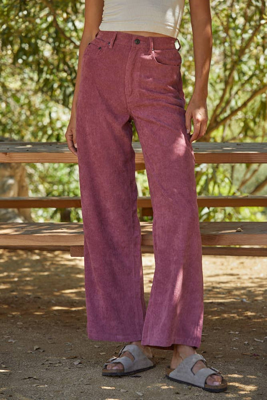 Woven Cord Pants