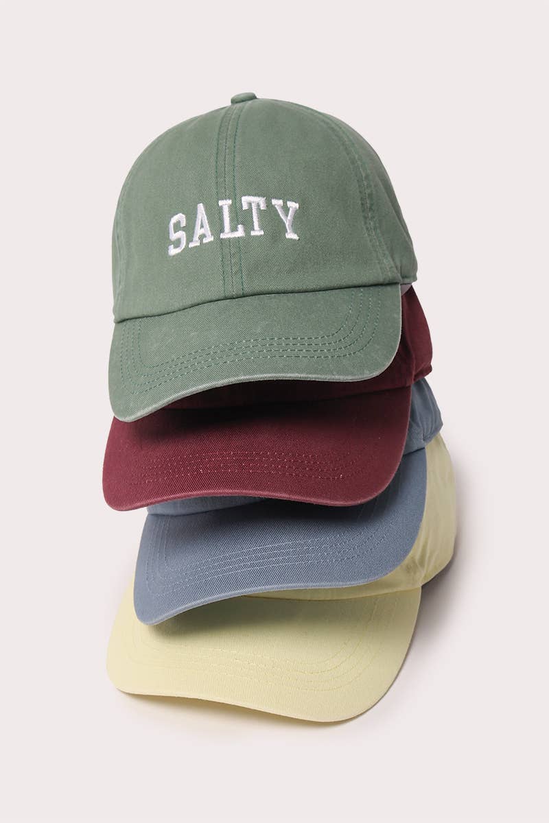 LCAP2078 - Salty Stone Washed Baseball Cap.