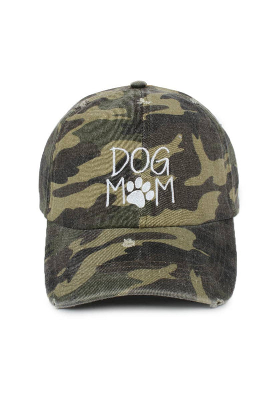 Dog Mom Camo Cap