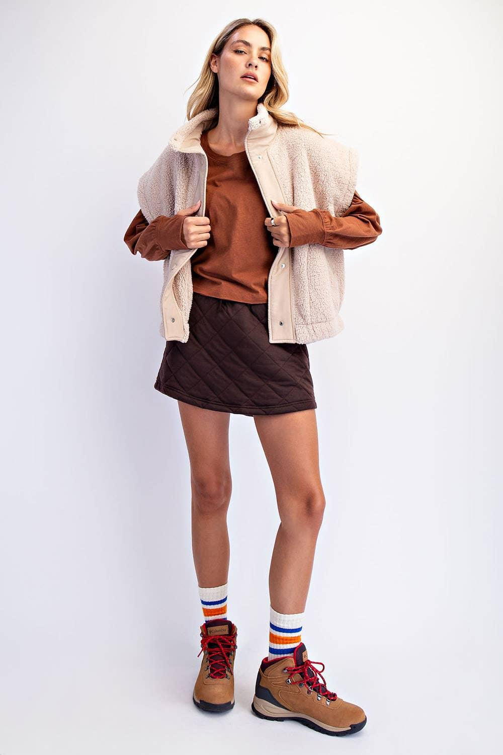 OVERSIZED MICRO SHERPA VEST