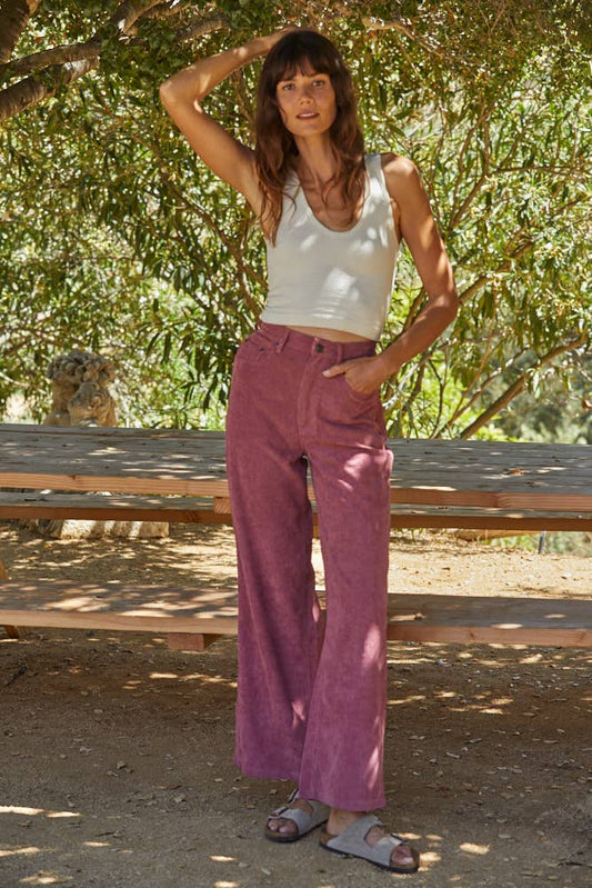 Woven Cord Pants