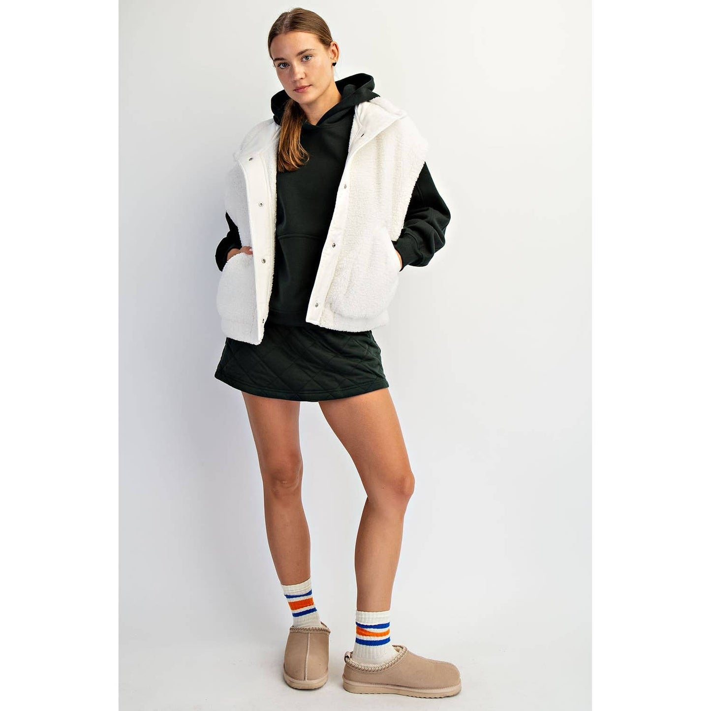 OVERSIZED MICRO SHERPA VEST