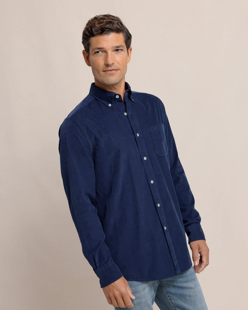 Lightweight Bedford Cord Sportshirt
