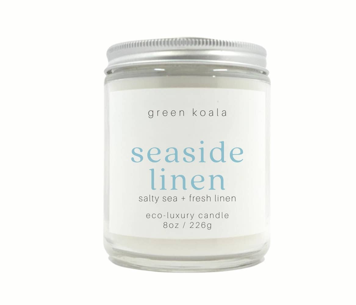 Seaside Linen 8oz Eco-Luxury Candle