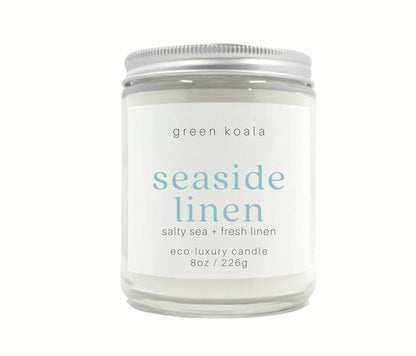 Seaside Linen 8oz Eco-Luxury Candle