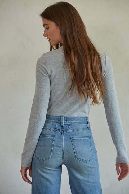Knit Mock Neck