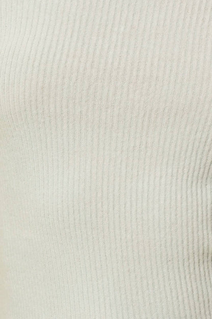 Lettuce Hem mock neck