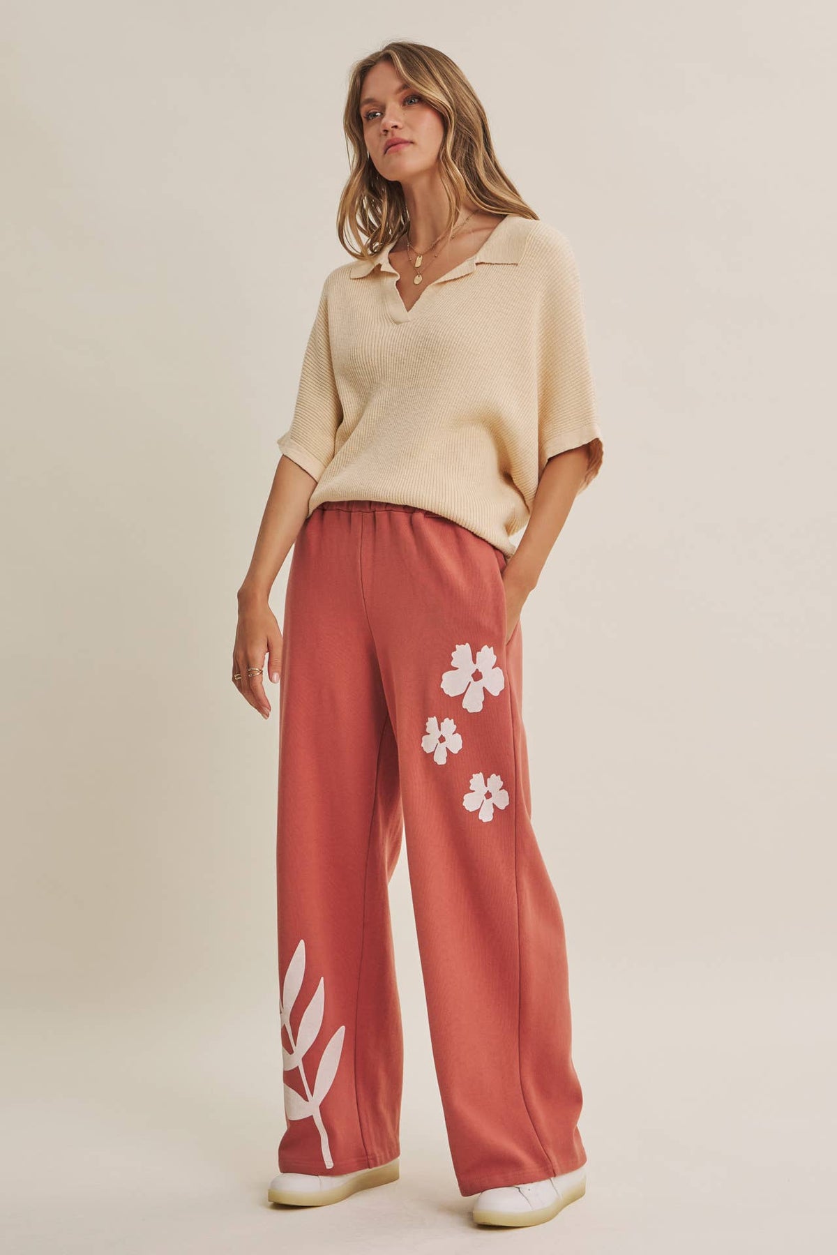 Relaxed Slub Rib Dolman Sweater