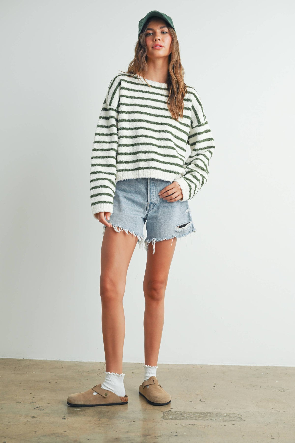 Striped Knit Sweater