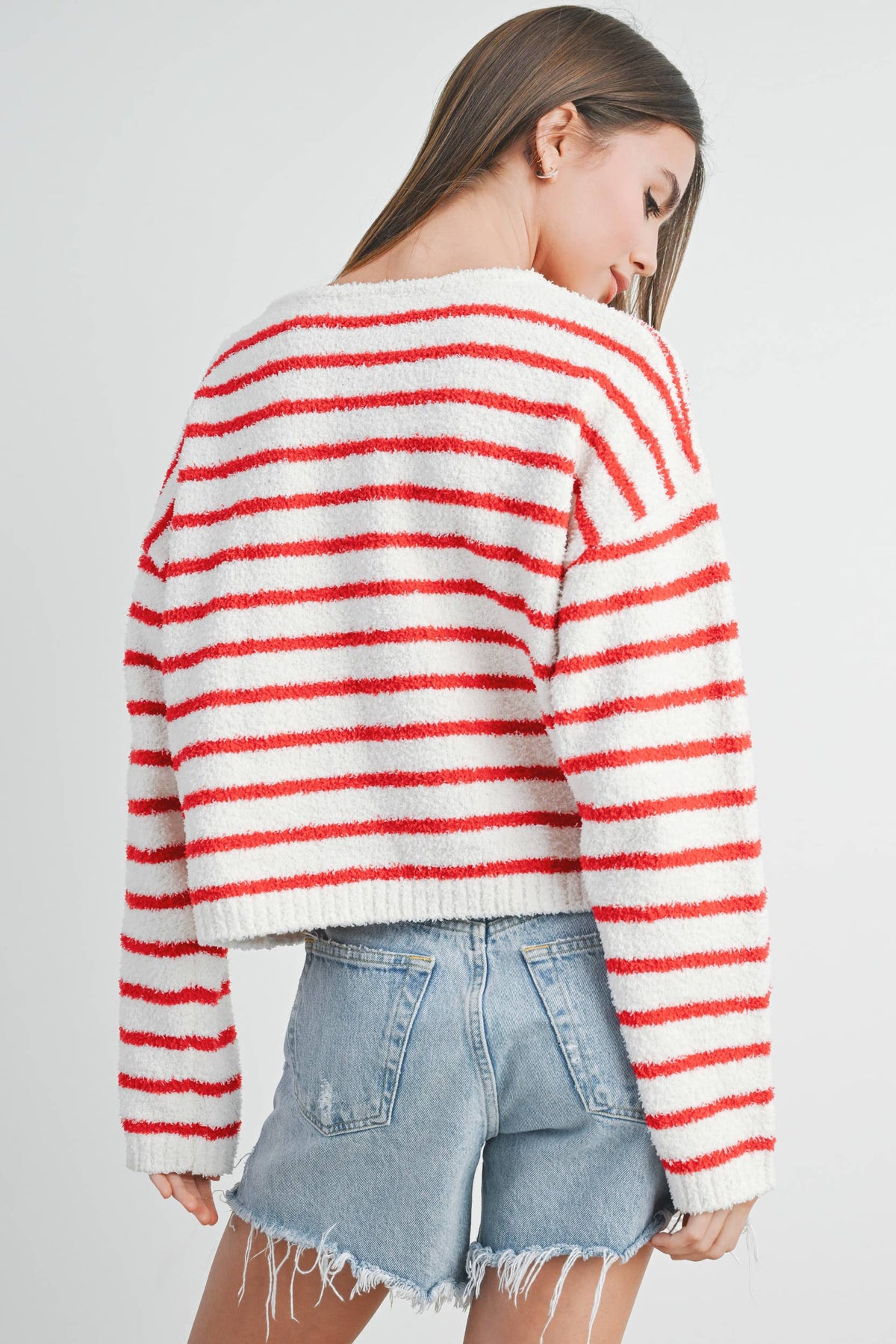 Striped Knit Sweater