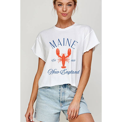 Maine Lobster Crop Top