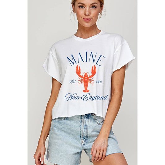 Maine Lobster Crop Top
