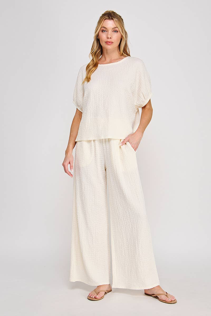 Textured Knit WL Pants