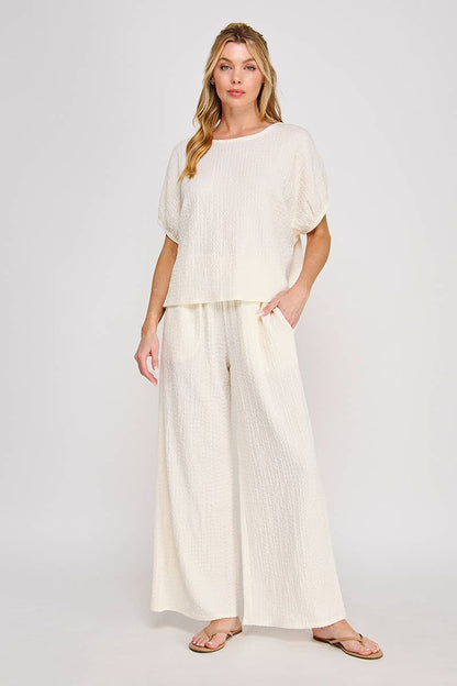 Textured Knit WL Pants