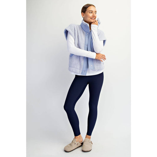 OVERSIZED MICRO SHERPA VEST