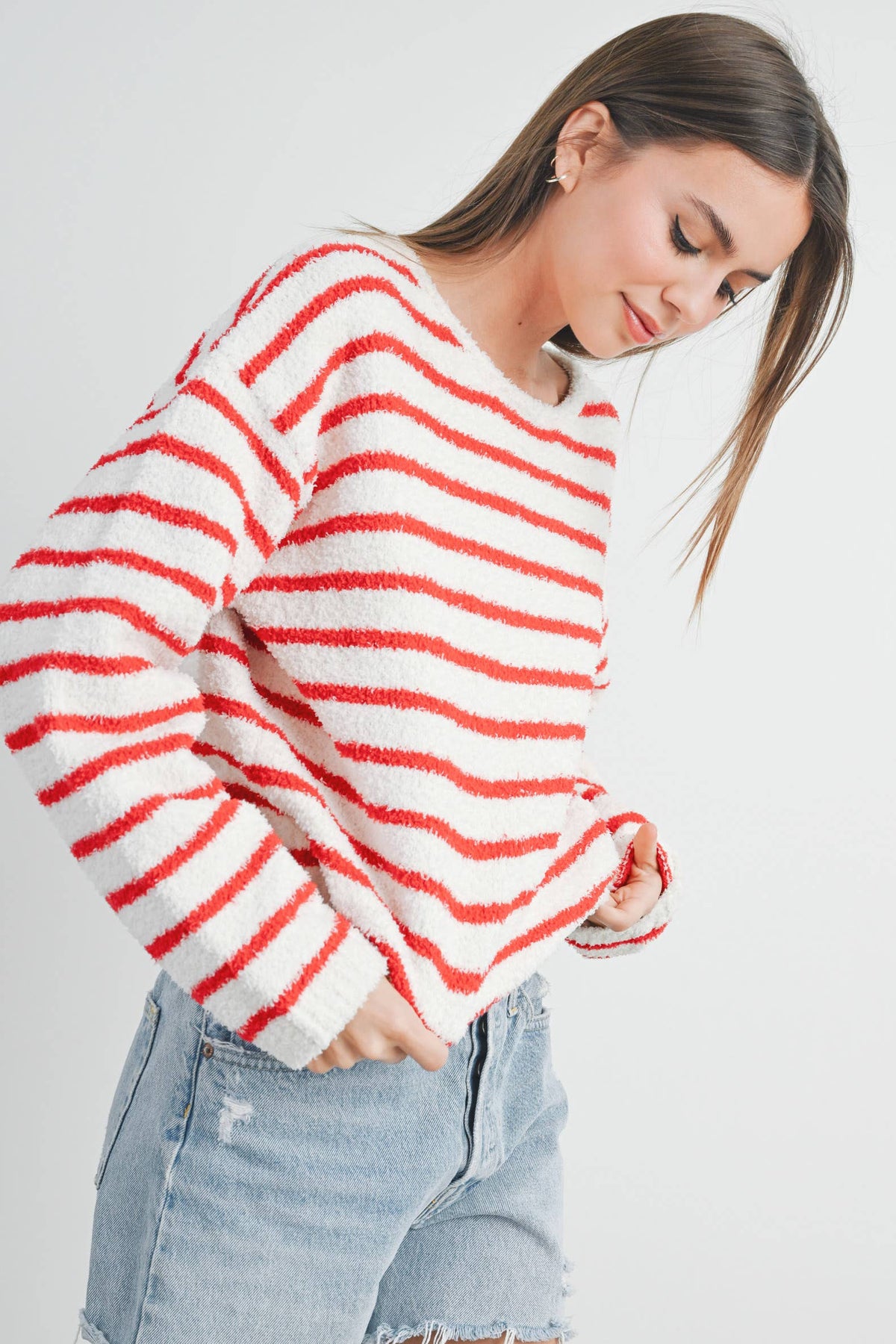 Striped Knit Sweater